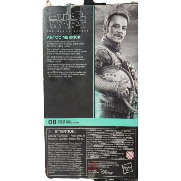 NEW Star Wars Antoc Merrick The Black Series "Blue Flyer" Disney Hasbro - Picture 2 of 8